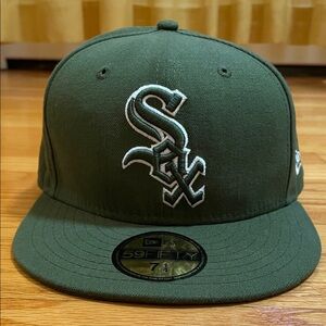 New Era Chicago White Sox Green 59FIFTY Cap Hat South Side Fitted 7 1/4 Baseball